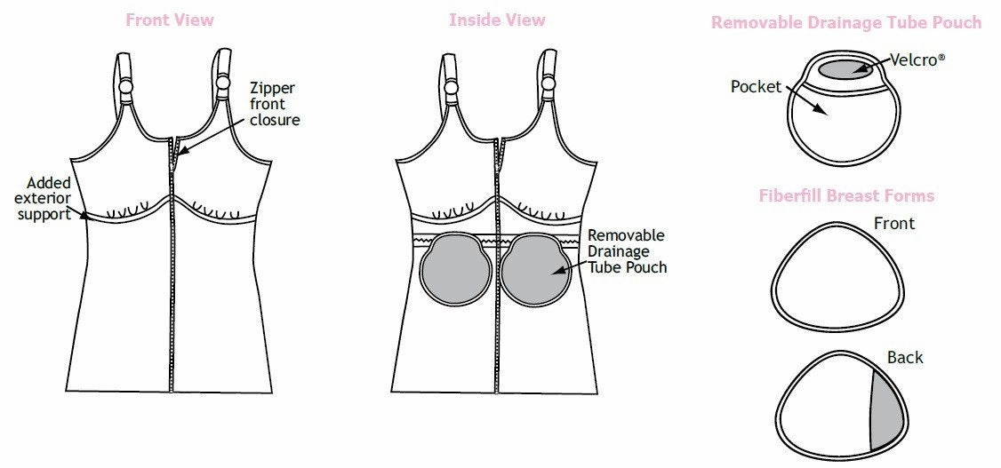 903/904 Beth Post-Surgical Camisole  - Customers' Favorite