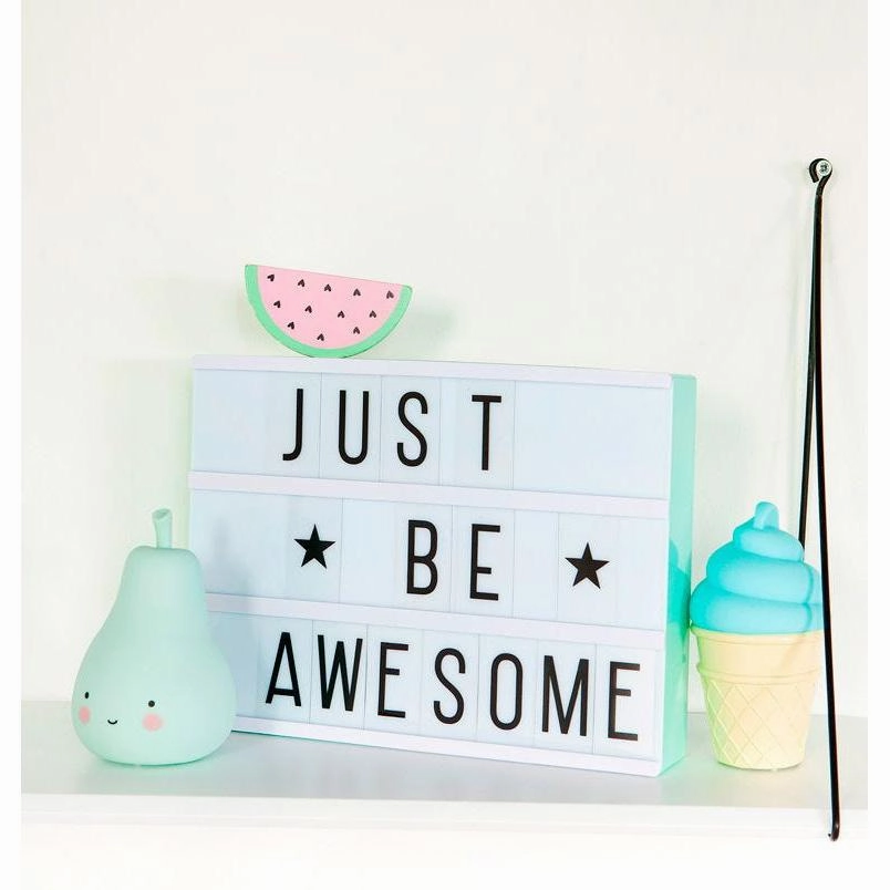 A Little Lovely Company Lightbox A4 - Mint