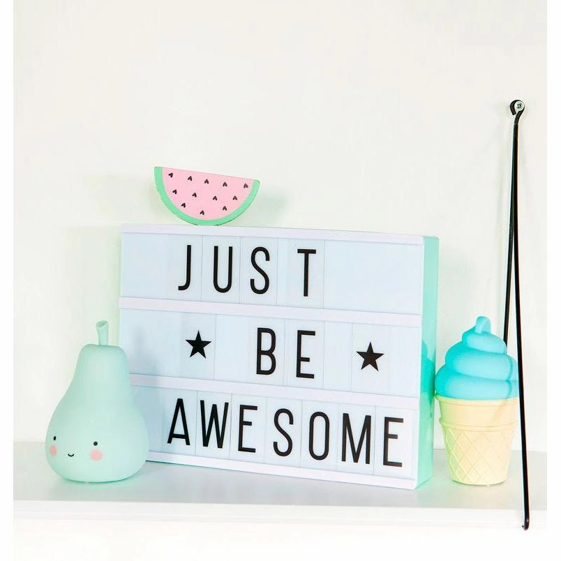 A Little Lovely Company Lightbox A4 - Mint