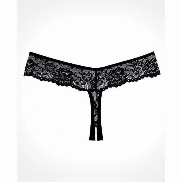 Allure Lingerie - Adore Chiqui Love Thong O/S (Black)