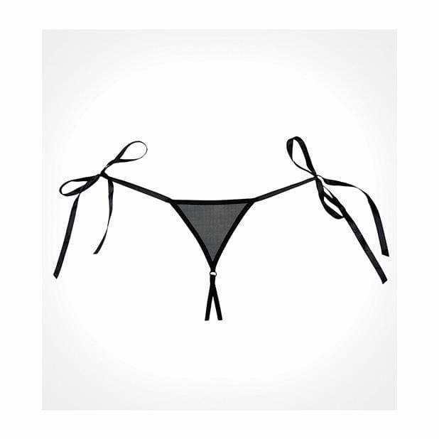 Allure Lingerie - Adore Lolita Crotchless Panty O/S (Black)