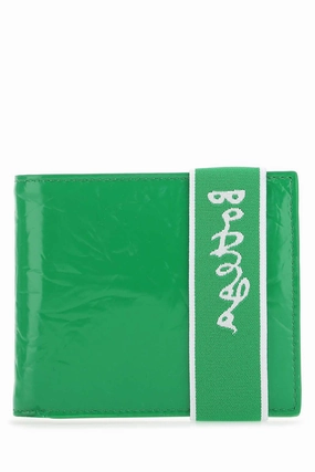 Bottega Veneta Elastic Logo Band Bi-Fold Wallet