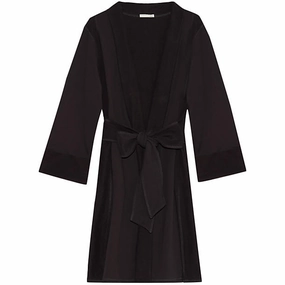 Brushed Cotton Fleece Robe