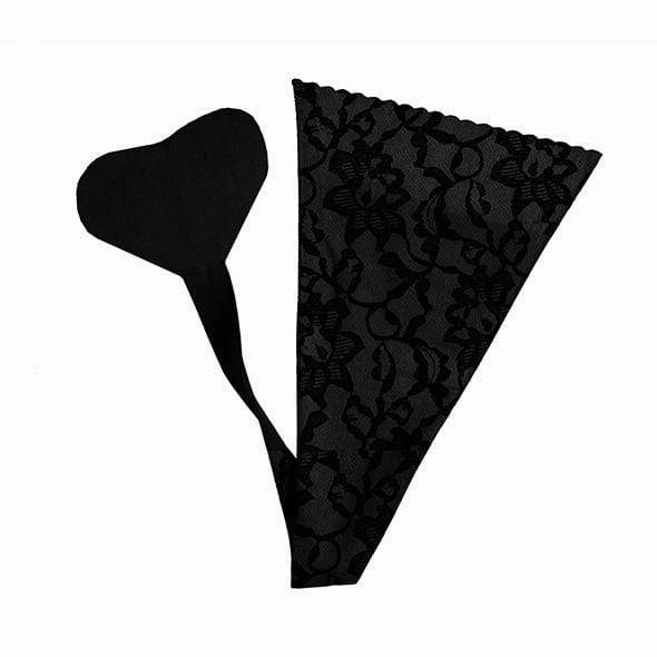 Bye Bra - Adhesive Invisible G String Lace O/S (Black)