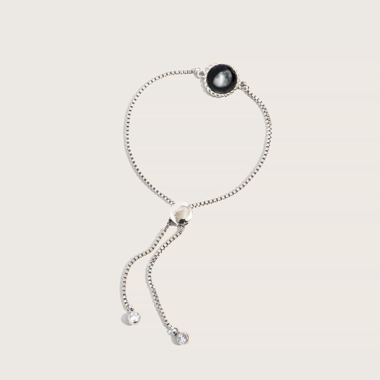 Carina Twist and Engravable Bar Bracelet in Stainless Steel