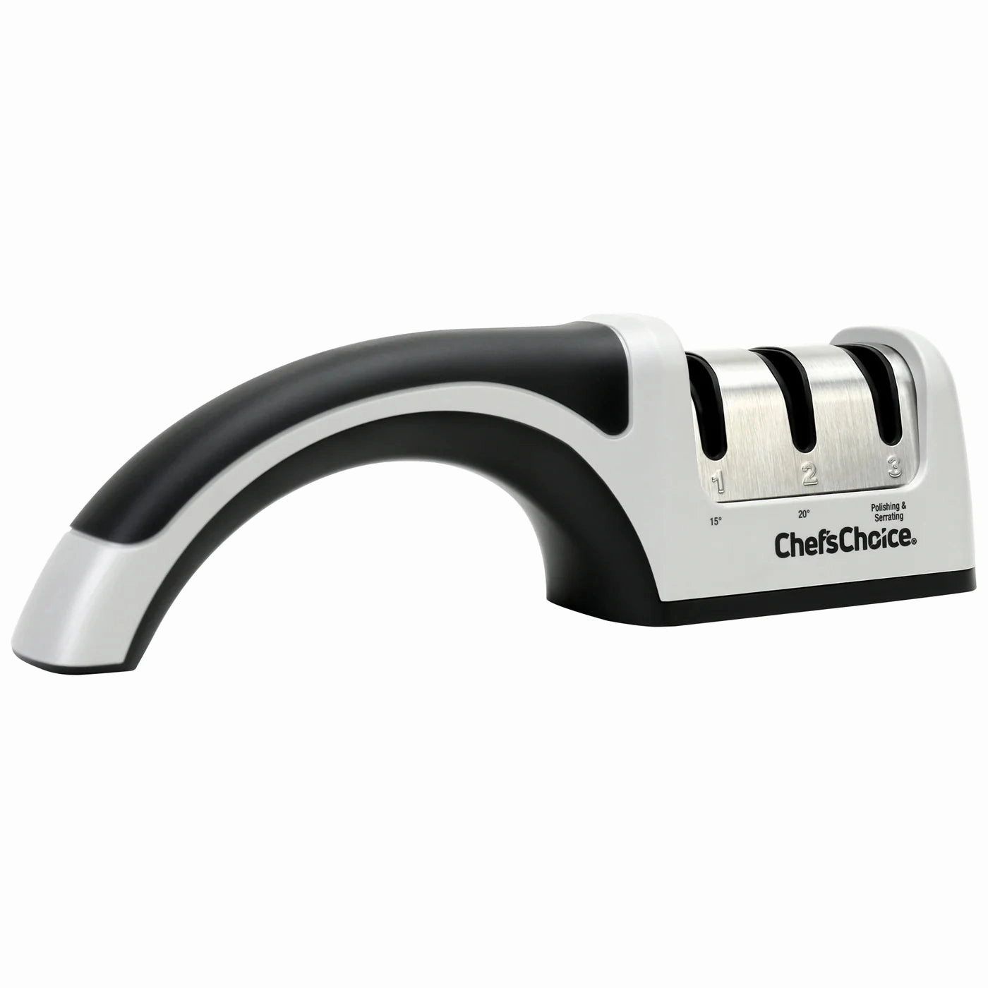 Chef'sChoice AngleSelect Professional Manual Knife Sharpener, in Silver/Black