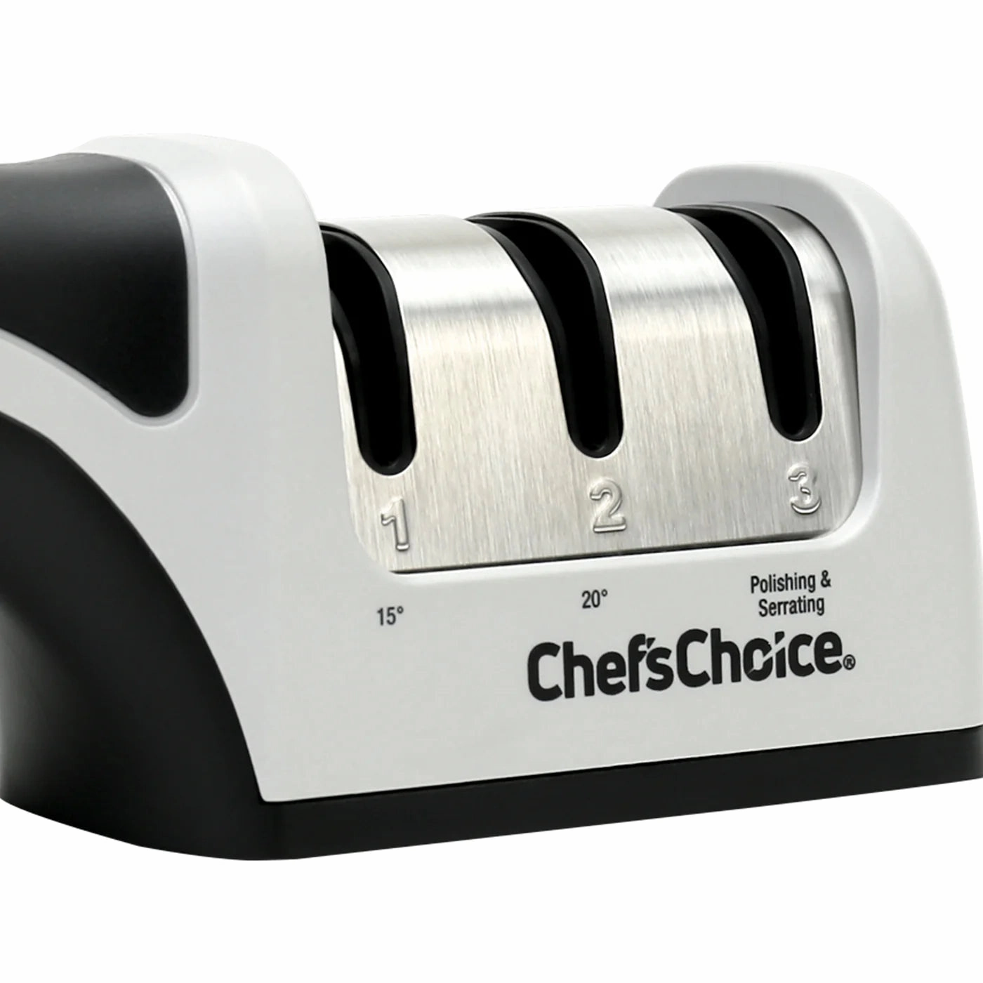 Chef'sChoice AngleSelect Professional Manual Knife Sharpener, in Silver/Black