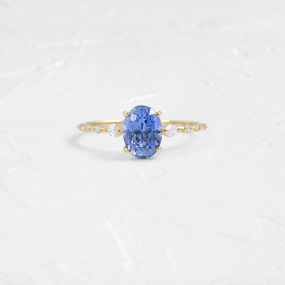 Chorus Ring, 1.87ct. Blue Sri Lanka Sapphire