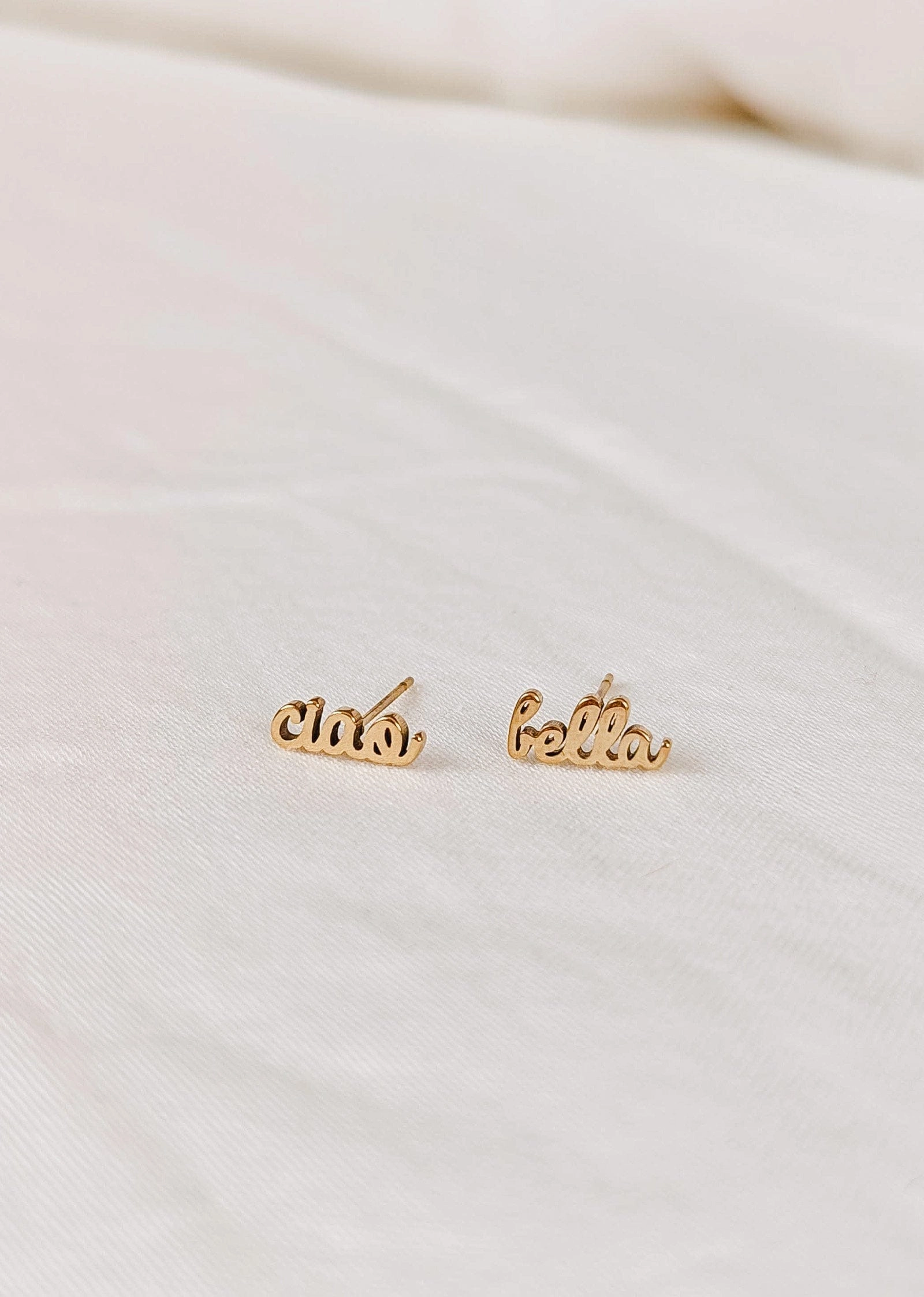 Ciao bella - Gold plated earrings