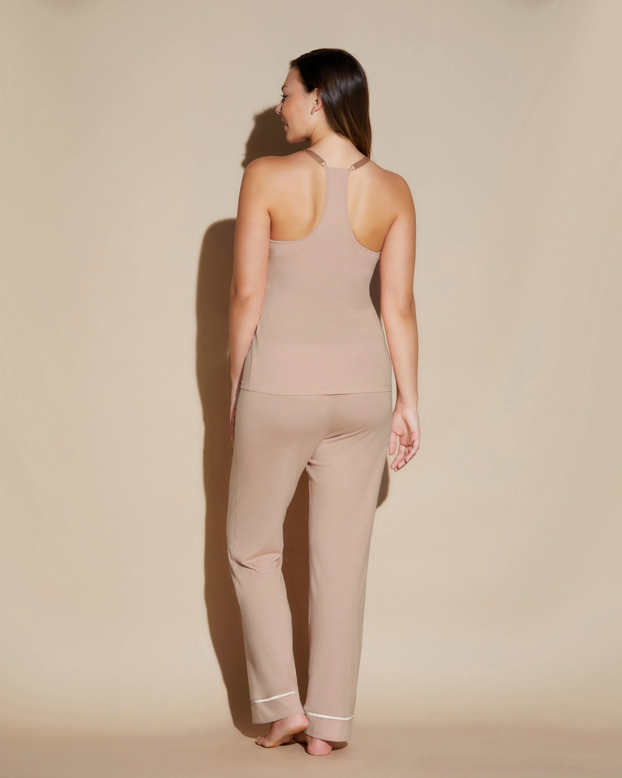 Curvy 3-Teiliges Pyjama-Set Mit Bademantel