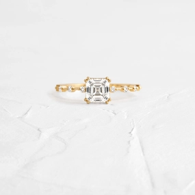 Distance Ring, Asscher Cut