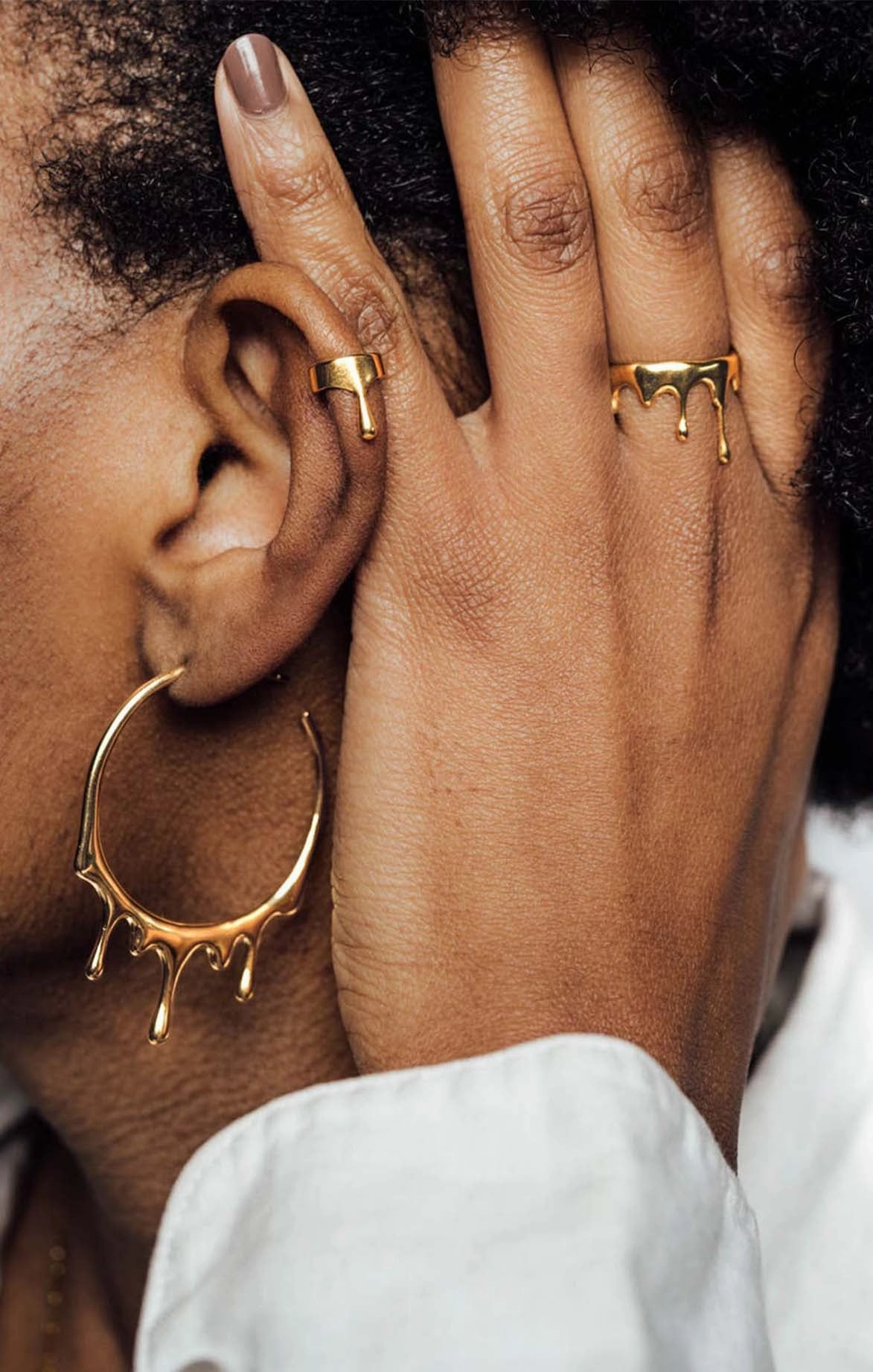 Dripping Ear Cuff