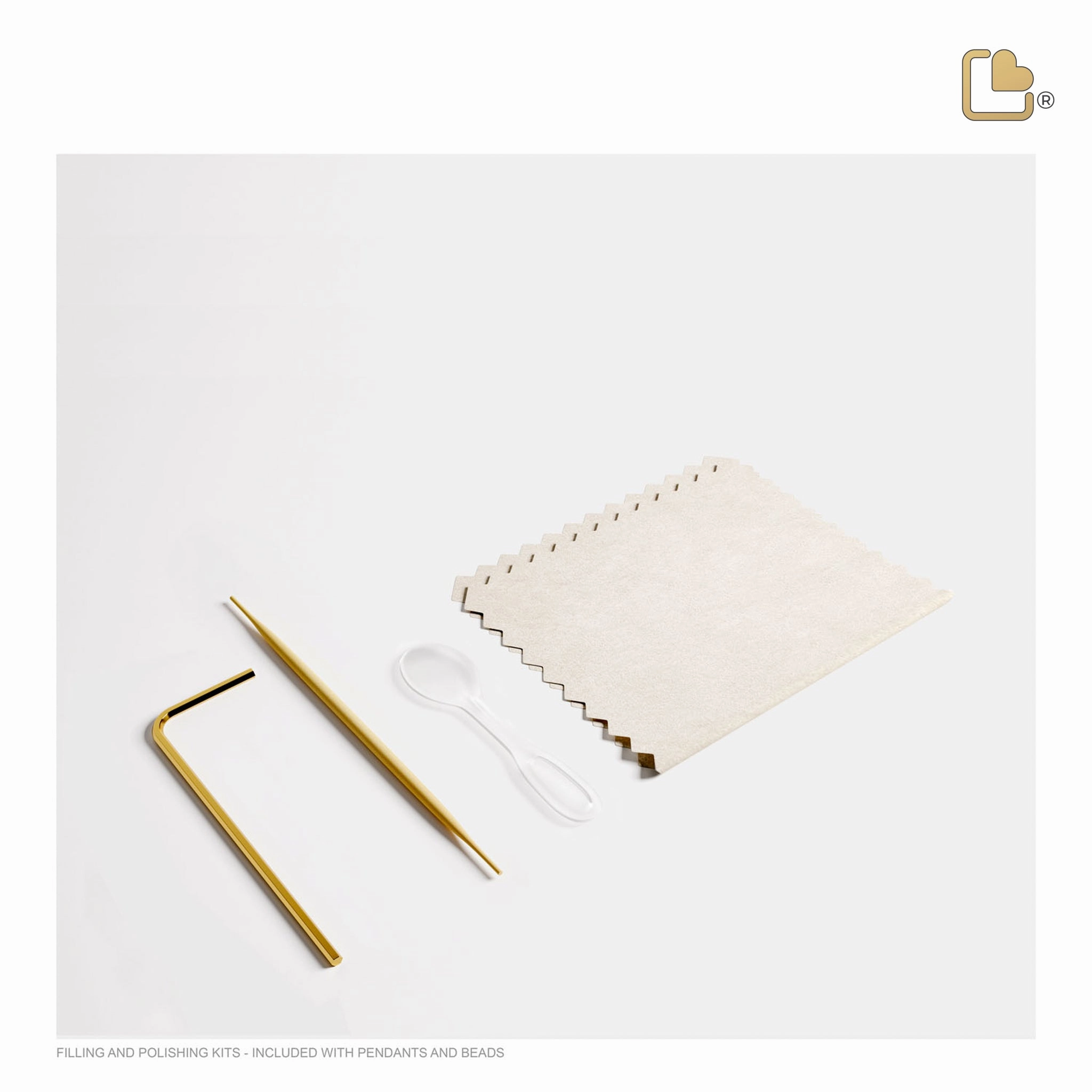 Drop Ashes Pendant Polished & Brushed Gold Vermeil