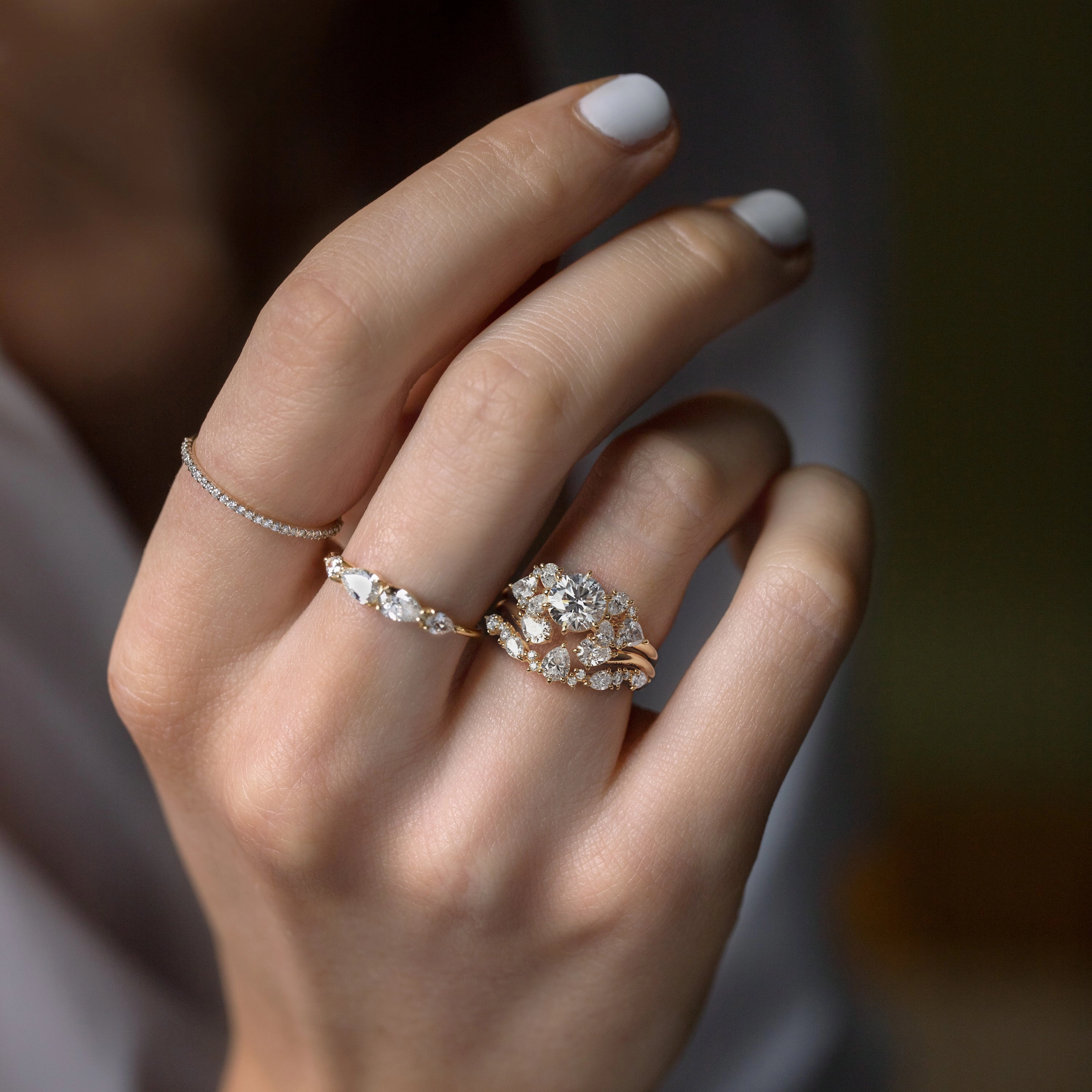 Early Morning Ring, Round Cut