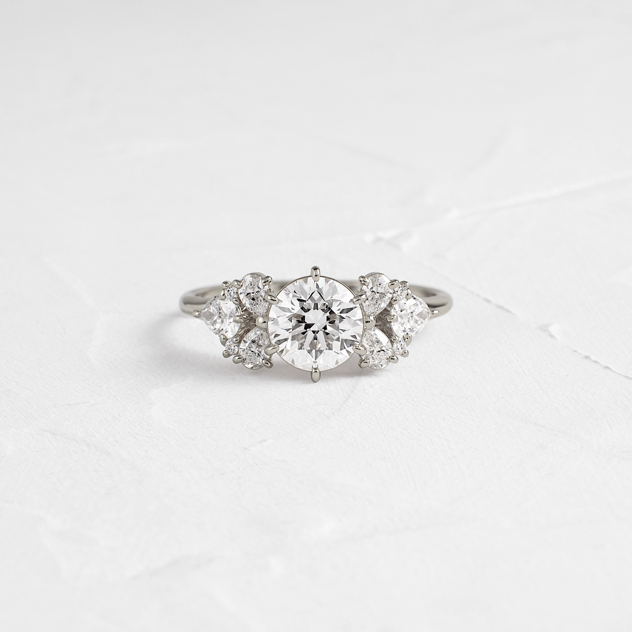 Early Morning Ring, Round Cut