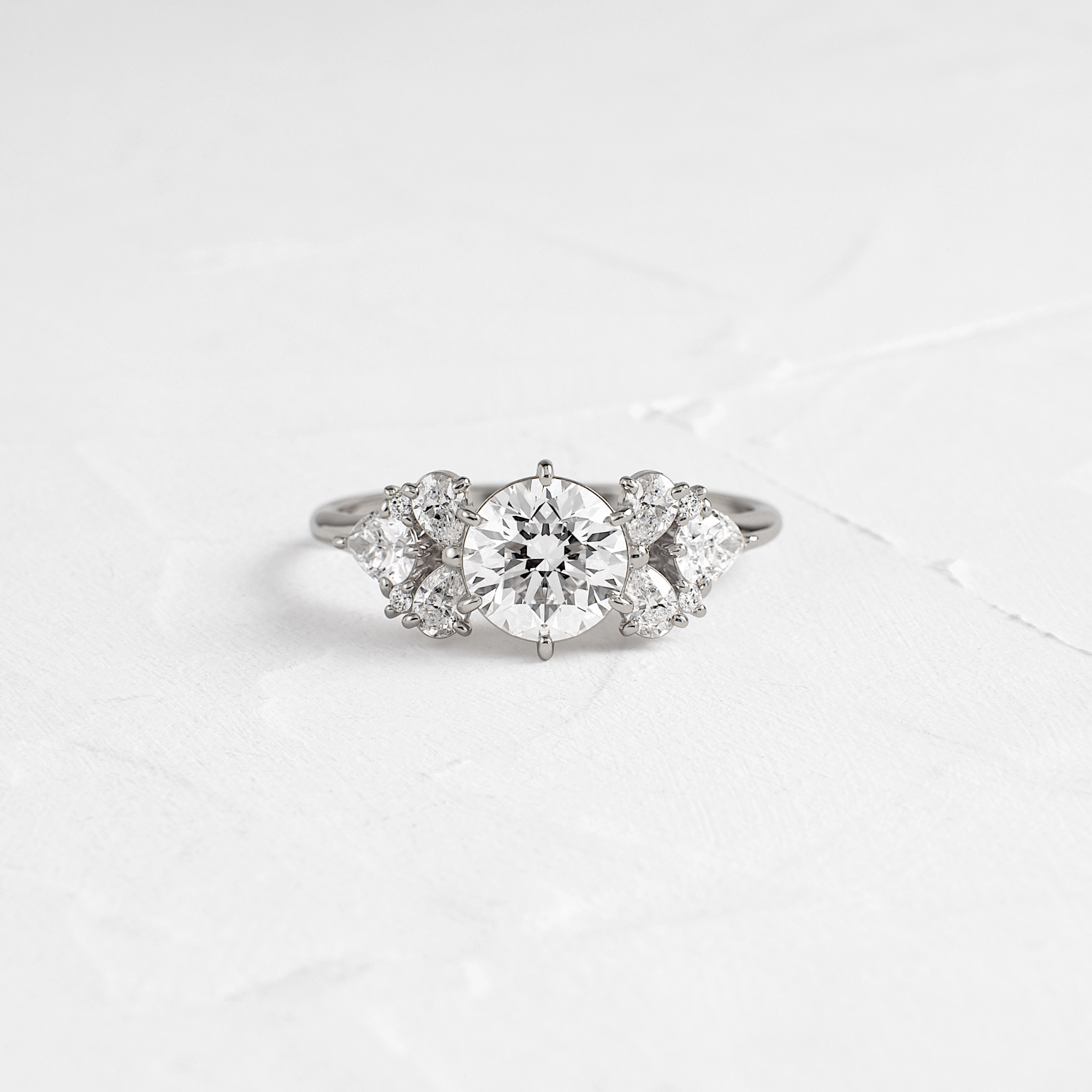 Early Morning Ring, Round Cut