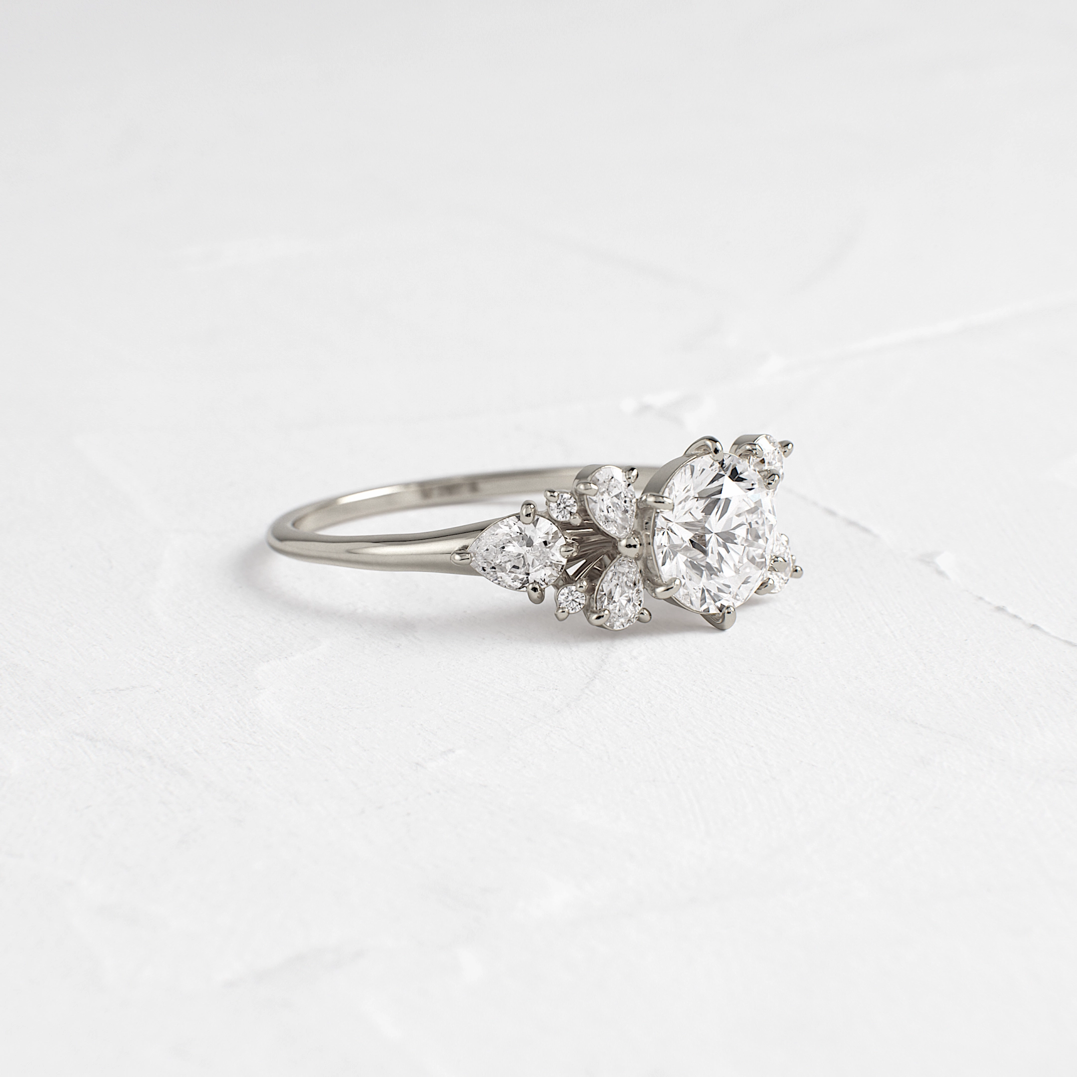 Early Morning Ring, Round Cut