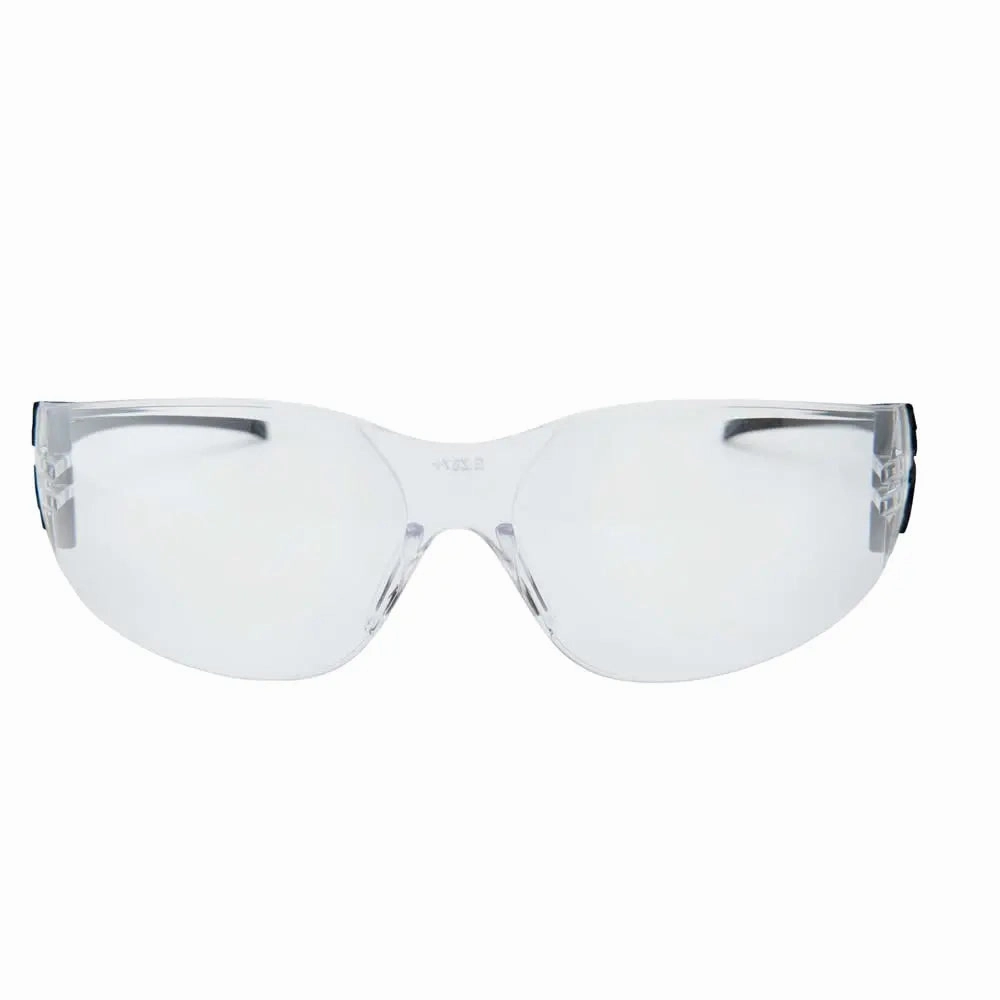 EDGE EYEWEAR CV111  -  Viso - Black Frame / Clear Lens Safety Glasses