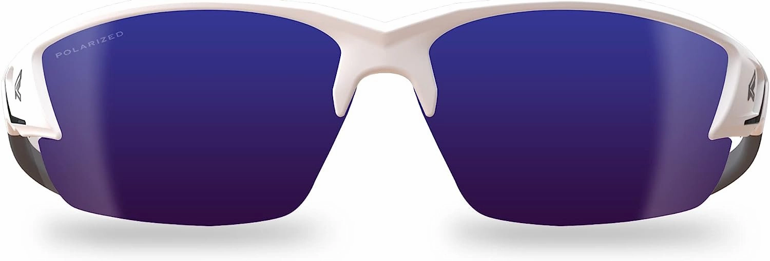 Edge TSDKAP248-G2 Khor G2-White Frame/Polarized Aqua Blue Mirror Lenses