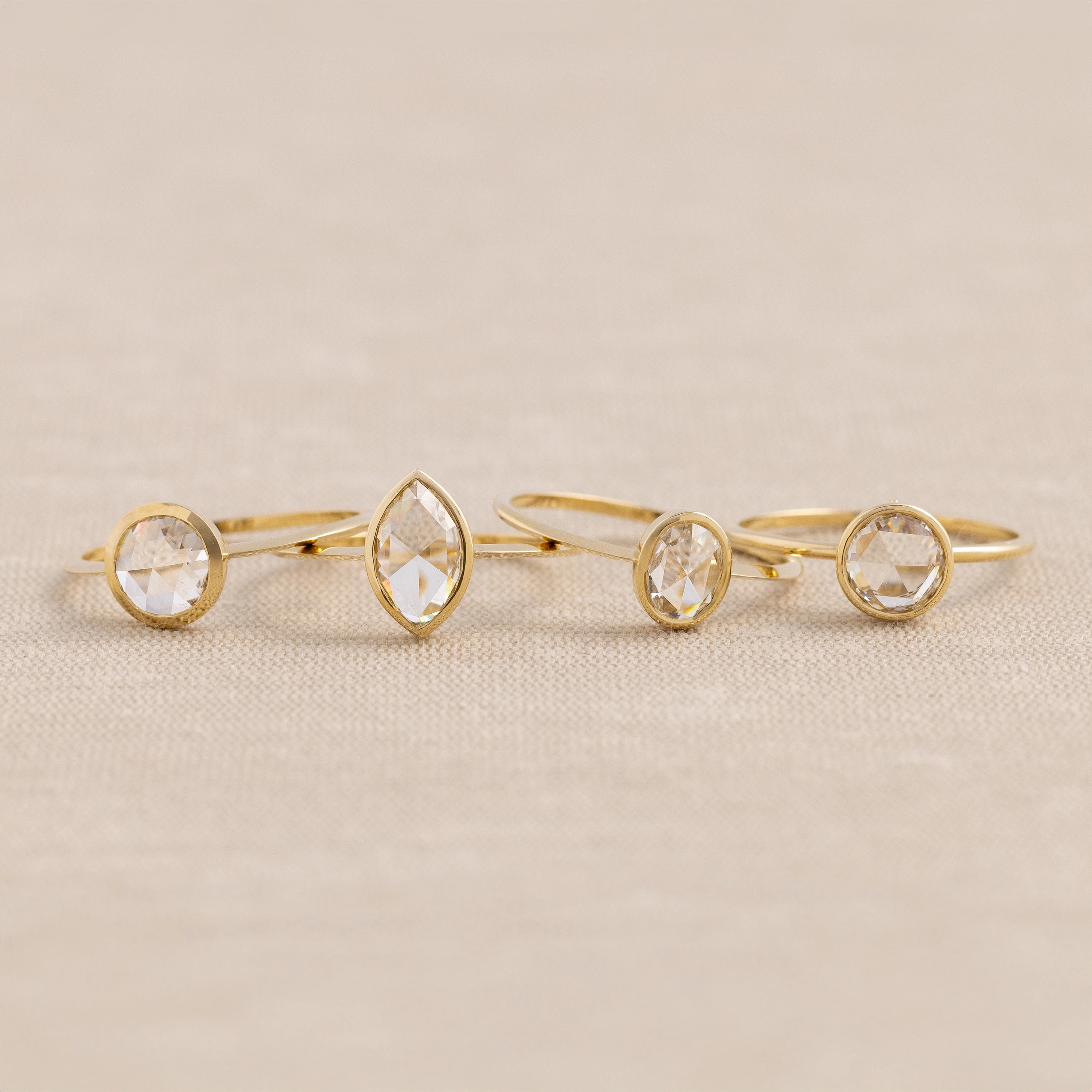 Edifice Ring, Rose Cut