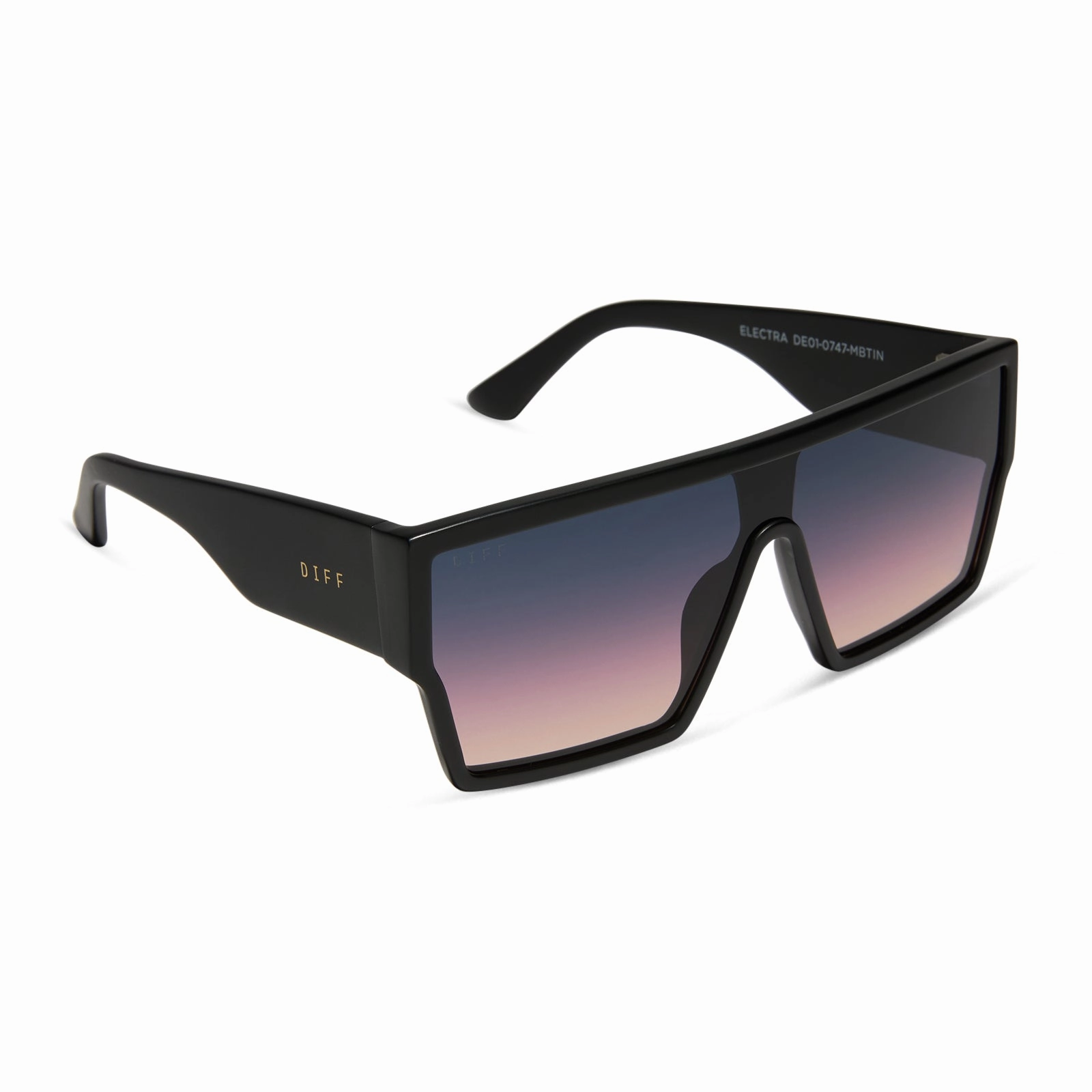 ELECTRA - MATTE BLACK   TWILIGHT GRADIENT SUNGLASSES