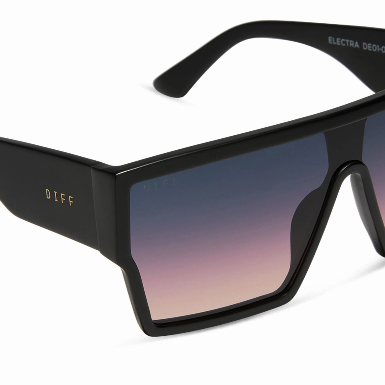 ELECTRA - MATTE BLACK   TWILIGHT GRADIENT SUNGLASSES