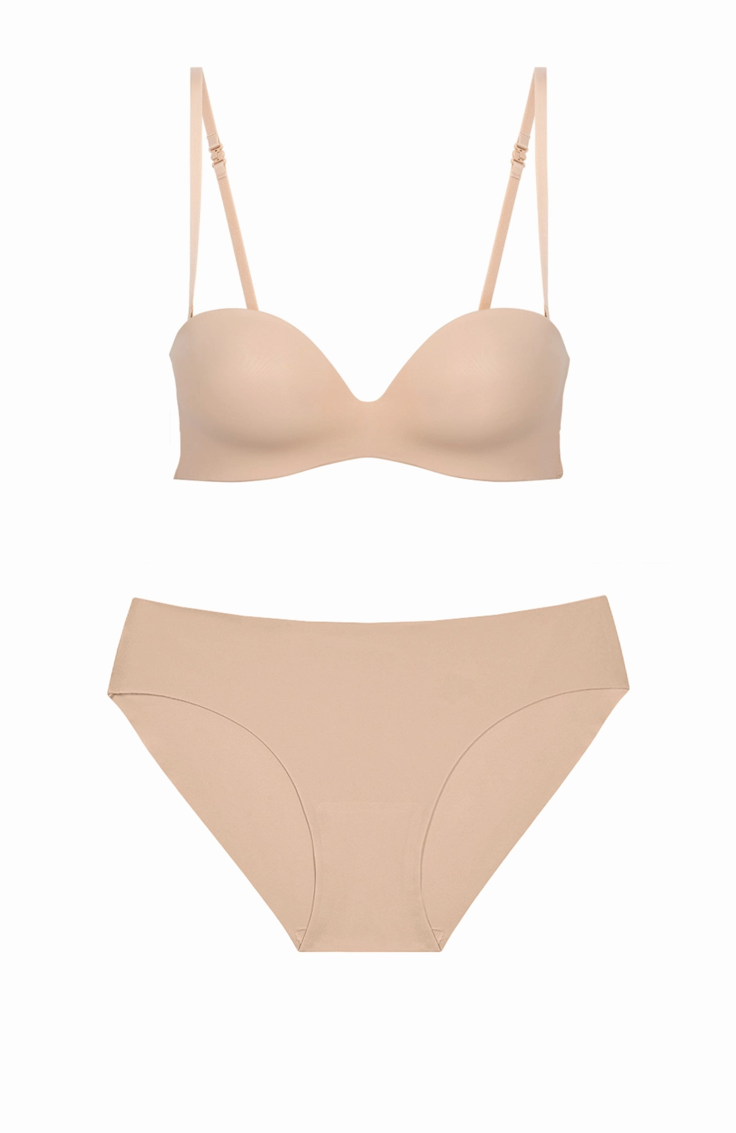 Essential Strapless Bra and Uniq Brief Set