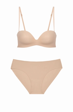 Essential Strapless Bra and Uniq Brief Set
