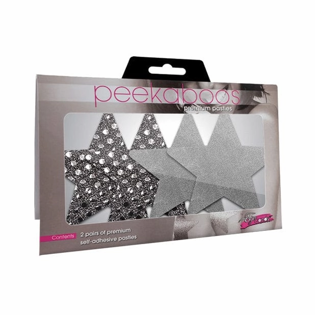 Eye Candy - Peekaboos Dark Angel Pasties Nipple Covers Set of 2