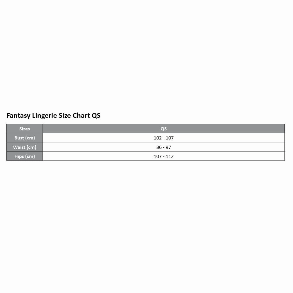 Fantasy Lingerie Vibes Fuck Labels Keyhole Crop Top & Panty - Curvy