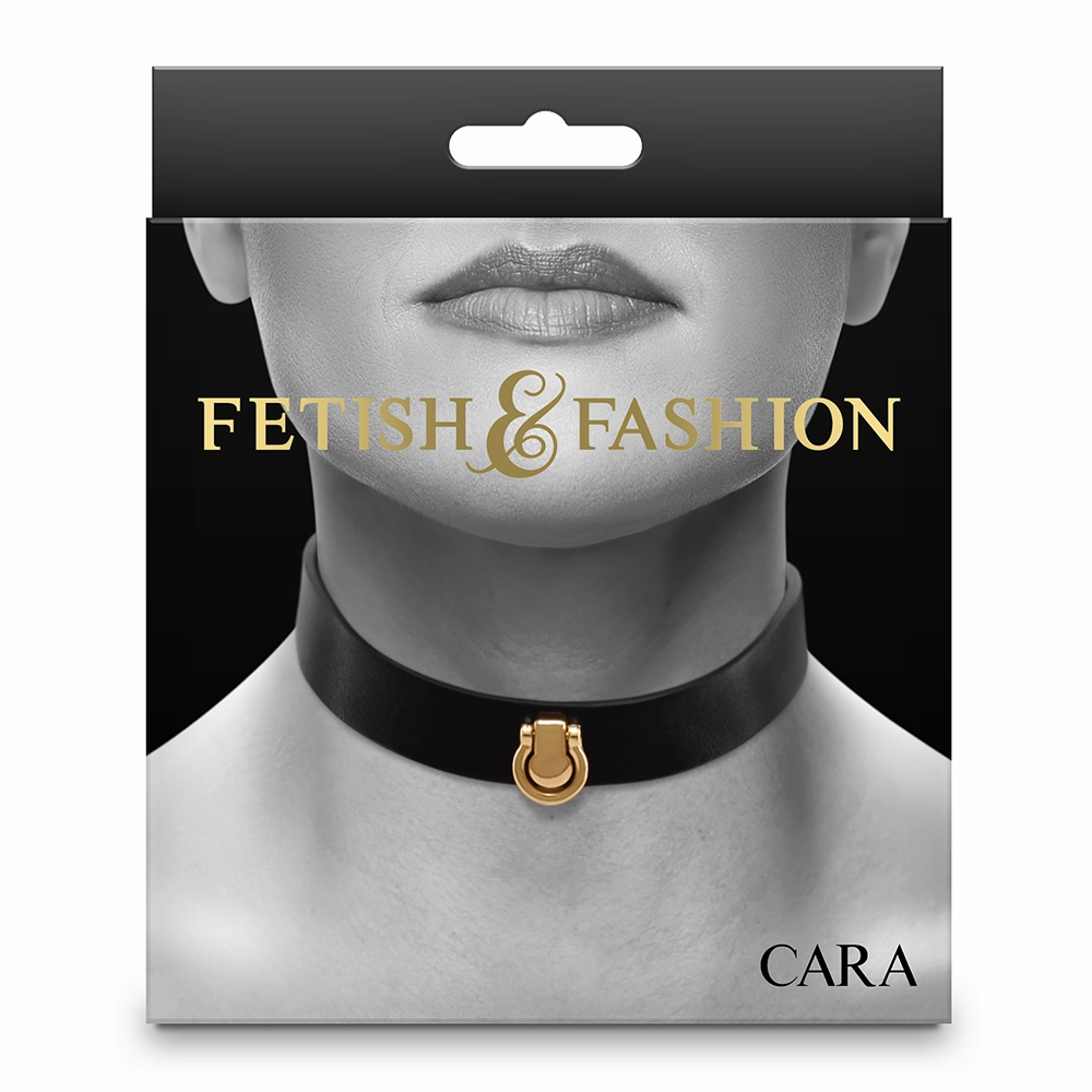Fetish & Fashion Cara Faux Leather Horseshoe Day Collar