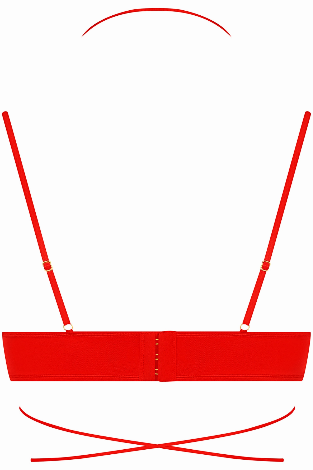 French Kiss Balconette Bra Red