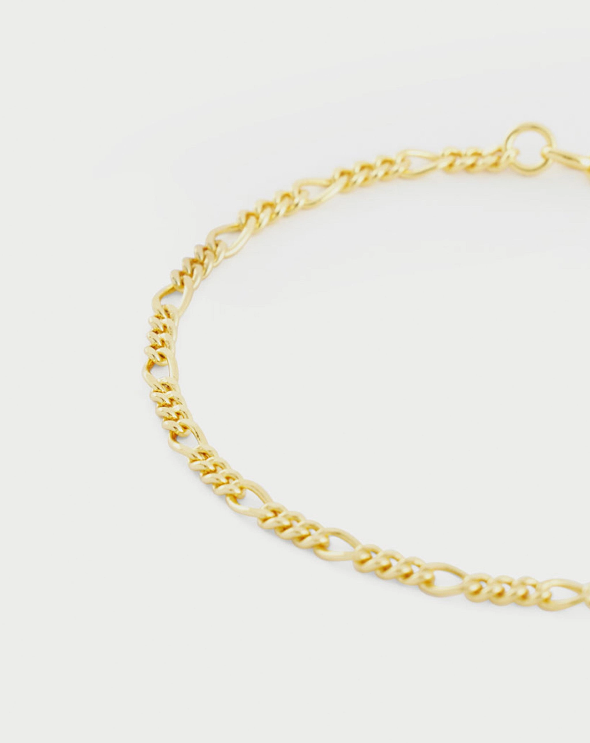 Gold Figaro Bracelet