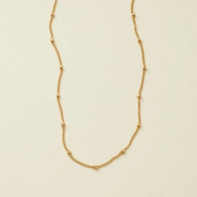 Gold Filled Satellite Choker Necklace