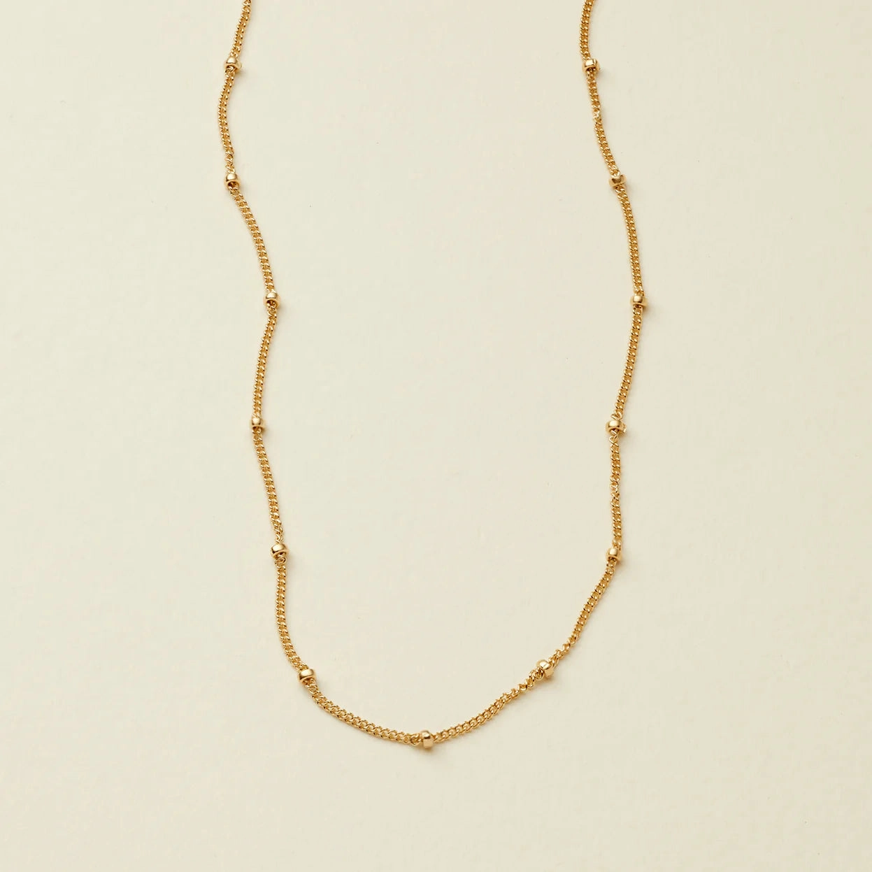 Gold Filled Satellite Choker Necklace
