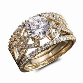 Golden Luna Ring