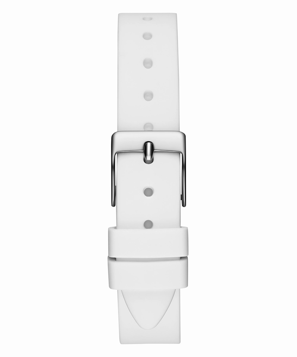 GUESS Ladies White 2-Tone Analog Watch