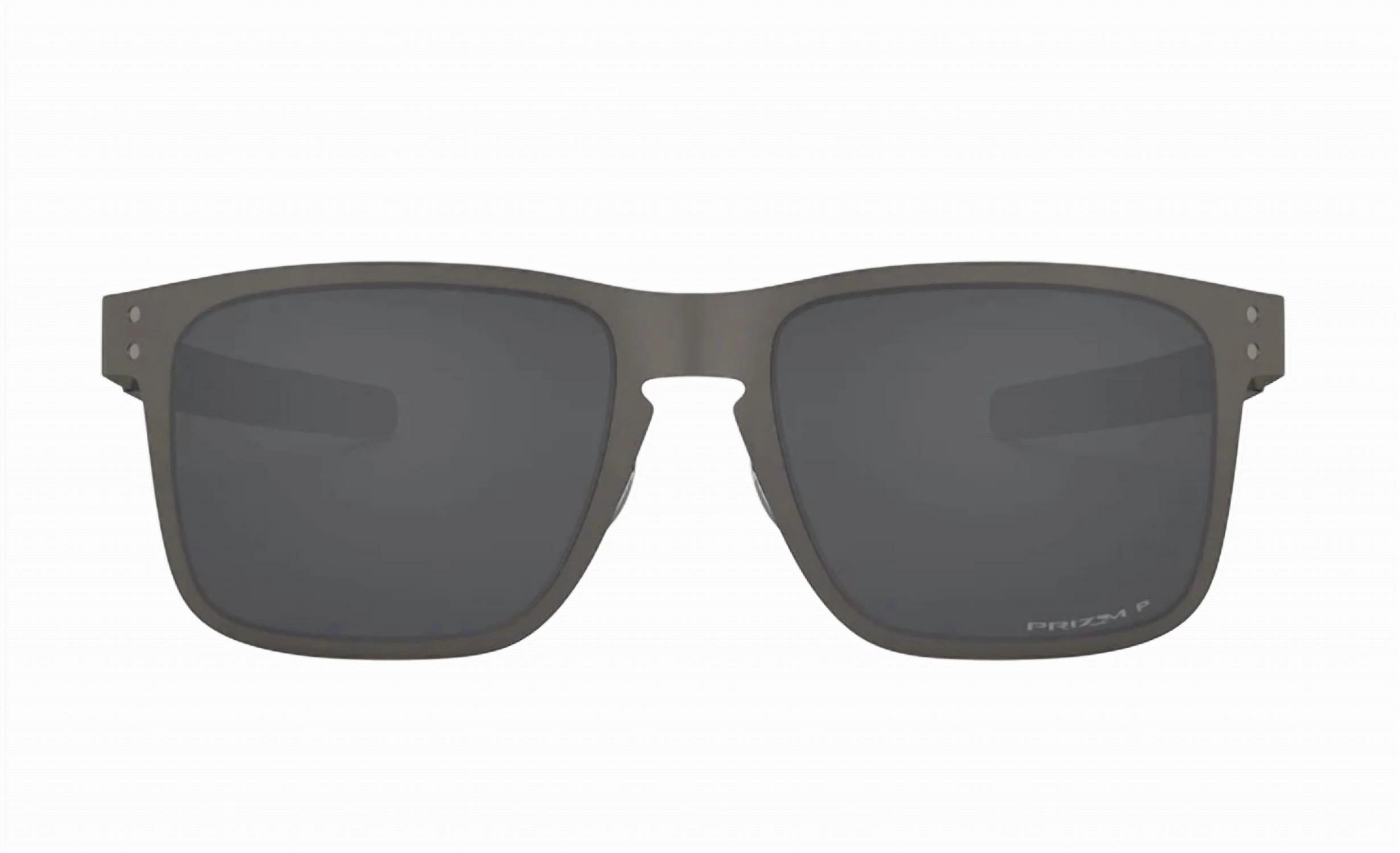 Holbrook Metal Polarized Sunglasses 4123 - 06 - 55 In Matte Grey/prizm Black