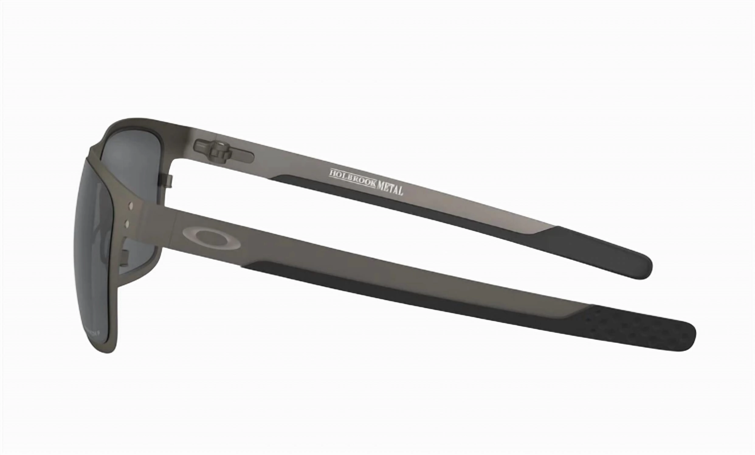 Holbrook Metal Polarized Sunglasses 4123 - 06 - 55 In Matte Grey/prizm Black
