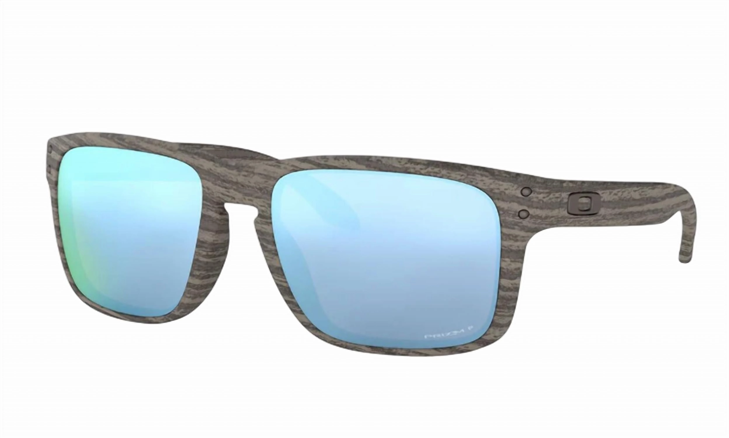 Holbrook Polarized Sunglasses 9102 - J9 - 55 In Woodgrain/prizm Deep Water