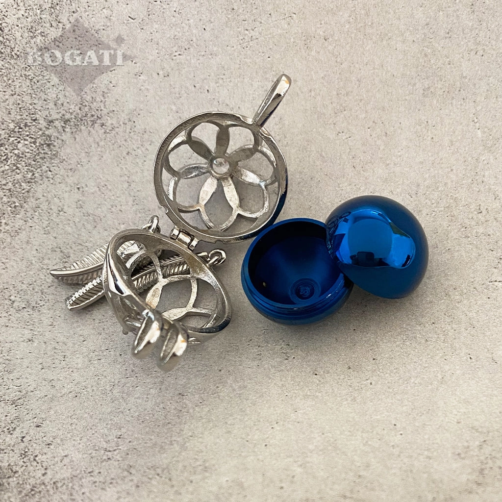 J-1516 - Dream Catcher Locket - Pendant with Chain