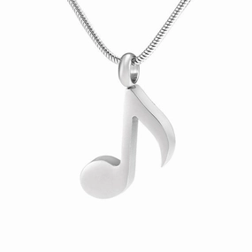 J-188 - Musical Note - Pendant with Chain
