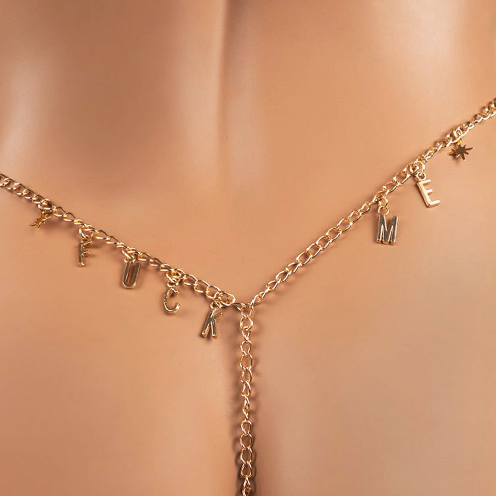 Just Sexy Lingerie Fuck Me Chain G-String