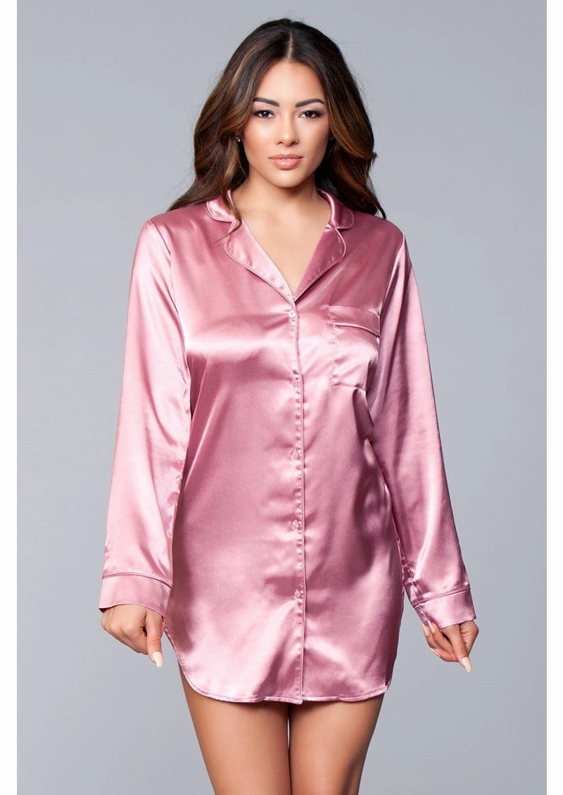 Kimberly Satin Sleepshirt