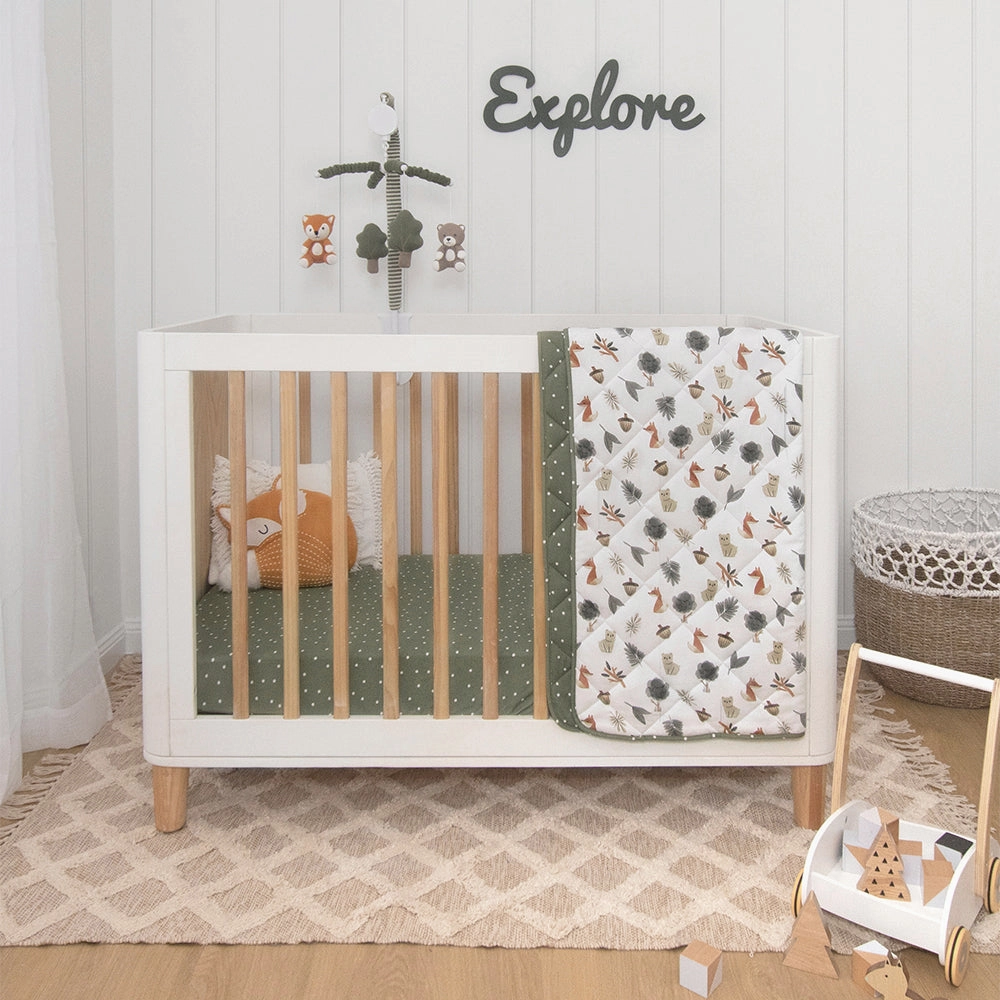Living Textiles Forest Retreat Jersey Cot Comforter