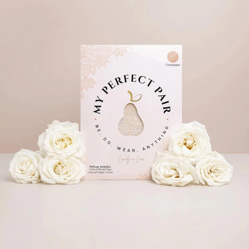 My Perfect Pair Luxury Lace Breast Tape & Nipple Cover 3-Pack