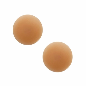 Neva Nude - Yummy Skin Invisible Reusable Silicone Pasties Nipple Covers O/S (Mocha)