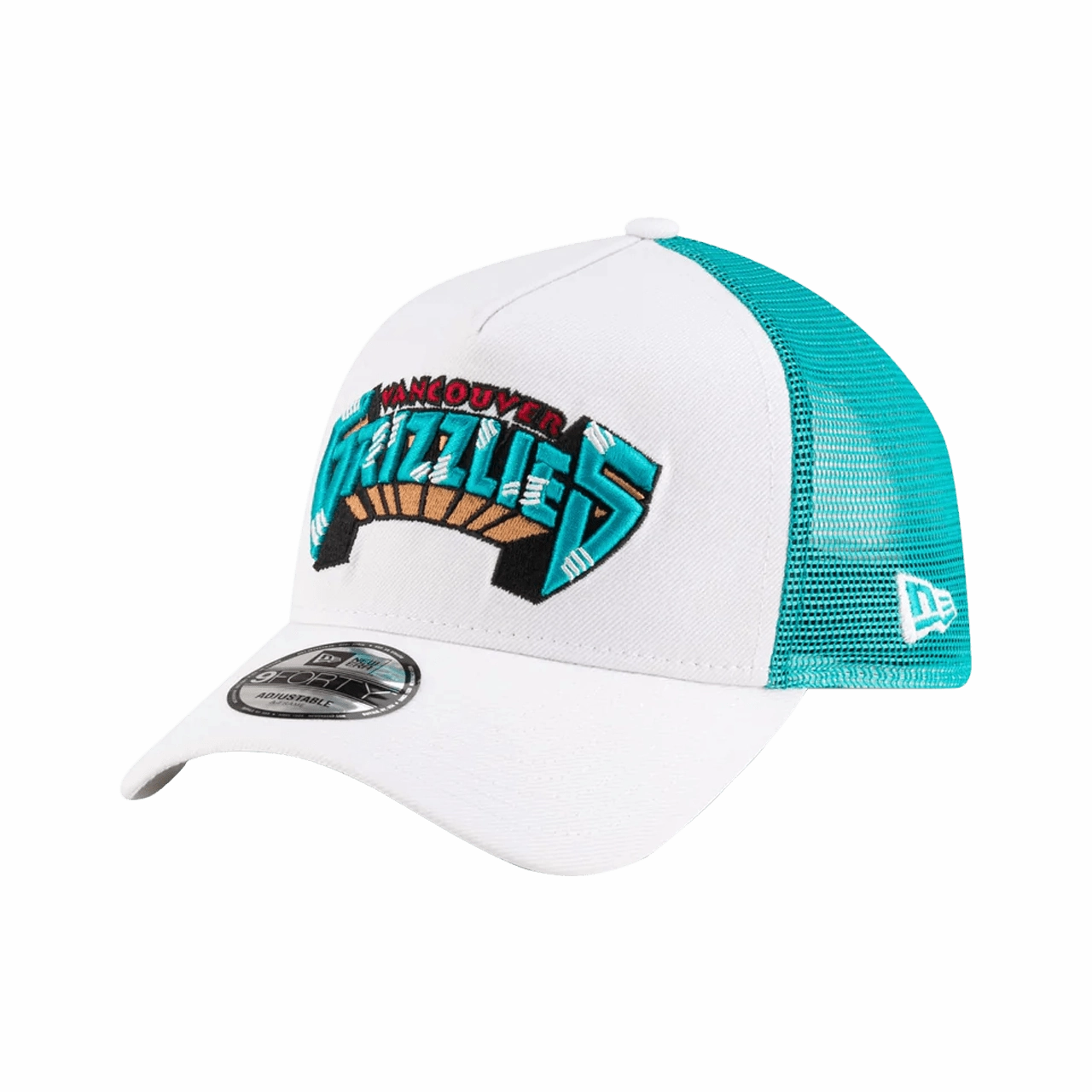 New Era Memphis Grizzlies NBA Classic Edition 2024 White 9Forty A-Frame Trucker Cap