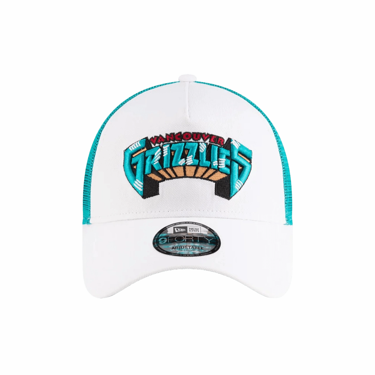 New Era Memphis Grizzlies NBA Classic Edition 2024 White 9Forty A-Frame Trucker Cap