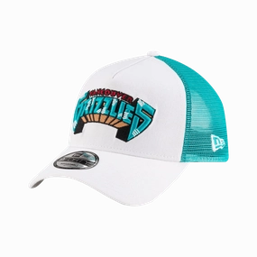 New Era Memphis Grizzlies NBA Classic Edition 2024 White 9Forty A-Frame Trucker Cap